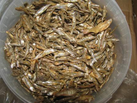 getrocknete Süsswasserfische (Stinte) Packung 1 L (200g)