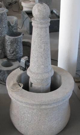 Brunnen, Typ 1 (rund mit Säule)